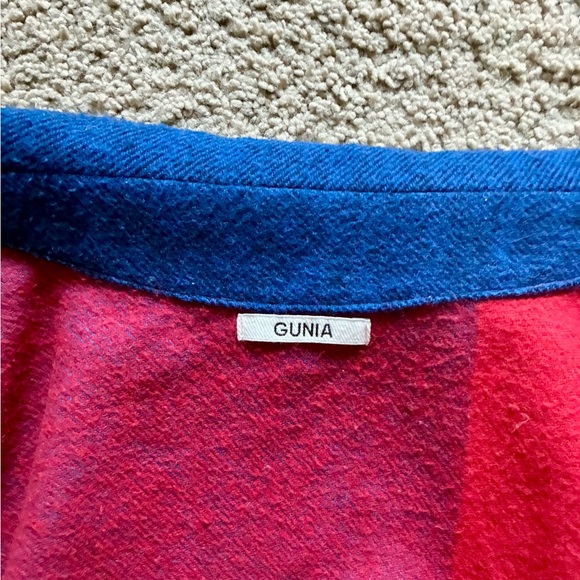 GUNIA Utility Shirt Jacket / Plaid Wool Shirt - Picture 3 of 8